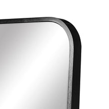 Load image into Gallery viewer, Standing Full Length Rectangle Metal Mirror Black 165 cm