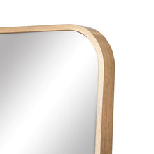 Load image into Gallery viewer, Standing Full Length Rectangle Metal Mirror Gold 165 cm