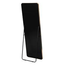 Load image into Gallery viewer, Standing Full Length Rectangle Metal Mirror Gold 165 cm
