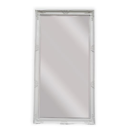 French Classic White Full Length Mirror 100x190
