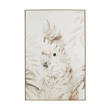 Load image into Gallery viewer, Handpainted Framed Cockatoo Wall Art 120x80 cm