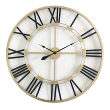 Load image into Gallery viewer, Contemporary Gold Wall Clock 80x5 cm
