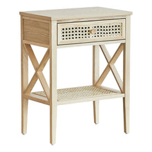 Load image into Gallery viewer, Hampton Rattan Bedside Table Natural