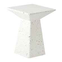 Load image into Gallery viewer, Terazo with Black Sparkling Stool Side Table