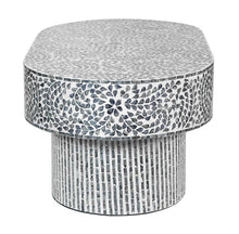 Load image into Gallery viewer, Black Floral Pearl Coffee Table