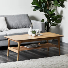 Load image into Gallery viewer, 120cm Rectangle Oak Coffee Table
