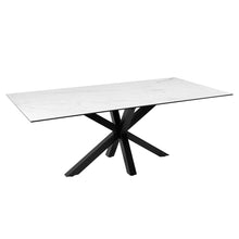 Load image into Gallery viewer, Kalista Porcelain Dining Table Stone White 200 cm