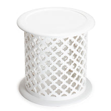 Load image into Gallery viewer, HAMPTONS MDF-WOOD QUATREFOIL Side Table
