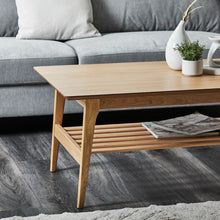 Load image into Gallery viewer, 120cm Rectangle Oak Coffee Table
