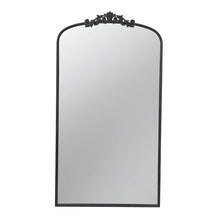 Load image into Gallery viewer, French Ornate Full Length Black Arch Mirror 169 cm