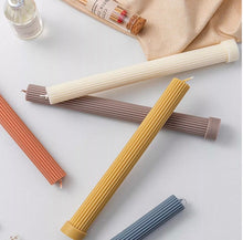 Load image into Gallery viewer, Green Decorative Pillar Candle Sets of 2