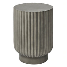 Load image into Gallery viewer, Concrete Stool Light Grey Side Table
