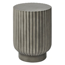 Load image into Gallery viewer, Concrete Stool Light Grey Side Table