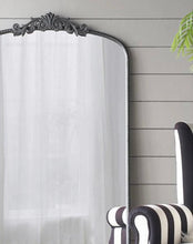 Load image into Gallery viewer, French Ornate Full Length Black Arch Mirror 169 cm