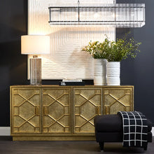 Load image into Gallery viewer, Serena Mercury Table Lamp with White Shade