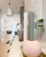 Load image into Gallery viewer, Peach Decorative Pillar Candle Sets of 2