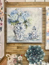 Load image into Gallery viewer, Hamptons Hydrangea Floral on Wall Art 83 cm
