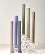 Load image into Gallery viewer, Pink Decorative Pillar Candle Sets of 2