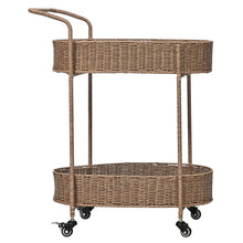 Load image into Gallery viewer, Coast Rattan Bar Cart - Decorative