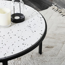 Load image into Gallery viewer, 82cm Soho Terrazzo Coffee Table Metal Base