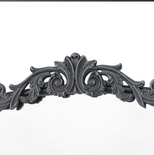 Load image into Gallery viewer, French Ornate Full Length Black Arch Mirror 169 cm
