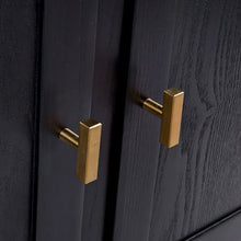 Load image into Gallery viewer, Provincial French Curved Black Buffet - CSHWH