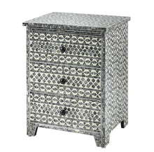 Load image into Gallery viewer, Shell 3-Drawer Bedside Table