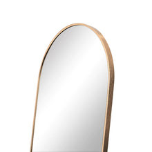 Load image into Gallery viewer, Arched Standing Full Length Metal Mirror Gold 170 cm