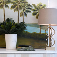 Load image into Gallery viewer, Clara Table Lamp with Beige Shade
