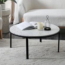 Load image into Gallery viewer, 82cm Soho Terrazzo Coffee Table Metal Base