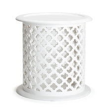 Load image into Gallery viewer, HAMPTONS MDF-WOOD QUATREFOIL Side Table
