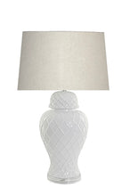Load image into Gallery viewer, Hampton White Table Lamp and Shade
