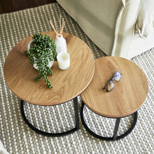 Load image into Gallery viewer, Sonoma Set of 2 Natural Side Table