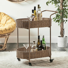 Load image into Gallery viewer, Coast Rattan Bar Cart - Decorative
