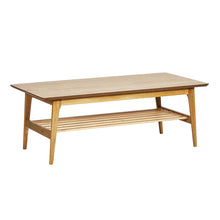 Load image into Gallery viewer, 120cm Rectangle Oak Coffee Table