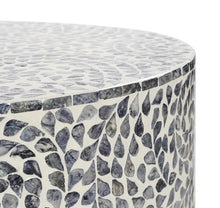 Load image into Gallery viewer, Black Floral Pearl Coffee Table