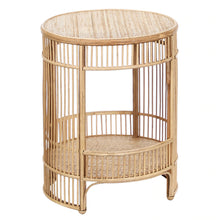 Load image into Gallery viewer, Femina Bamboo Rattan Side Table