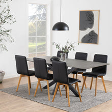 Load image into Gallery viewer, Kalista Porcelain Dining Table Stone Black 200 cm