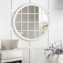 Load image into Gallery viewer, Window Hampton Style Mirror White - Circle 100 cm - SML
