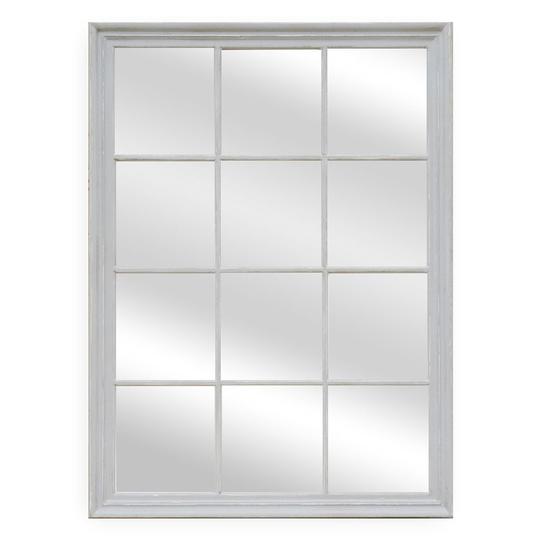 Window Hampton Style Mirror White - Rectangle 95cm x 130cm