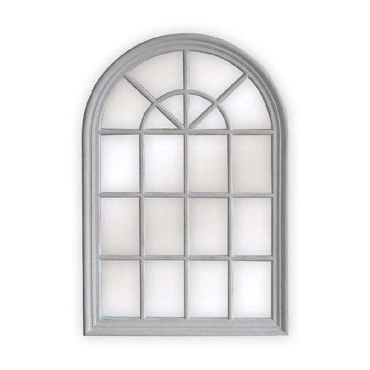 Window Hampton Style Mirror White- Arch 70x130 - SML