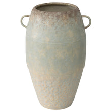 Load image into Gallery viewer, Light Green Ceramic Vase with Handles - Decorative
