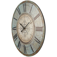 Load image into Gallery viewer, Katrina Green French Country Wall Clock 60 cm
