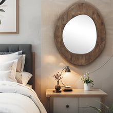 Load image into Gallery viewer, Asymmetric Wood Mirror 54x65 cm - SML
