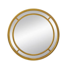 Load image into Gallery viewer, Beaded Round/Circle Gold Mirror 90 cm - SML
