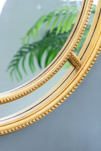 Load image into Gallery viewer, Beaded Round/Circle Gold Mirror 90 cm - SML
