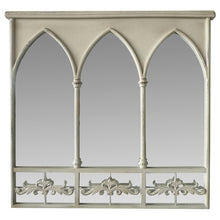 Load image into Gallery viewer, White Gothic Wall Mirror 64x60cm - SML
