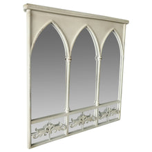 Load image into Gallery viewer, White Gothic Wall Mirror 64x60cm - SML
