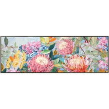 Load image into Gallery viewer, Spring Garden Hand Painted Framed Canvas Wall Art in 153x53 cm
