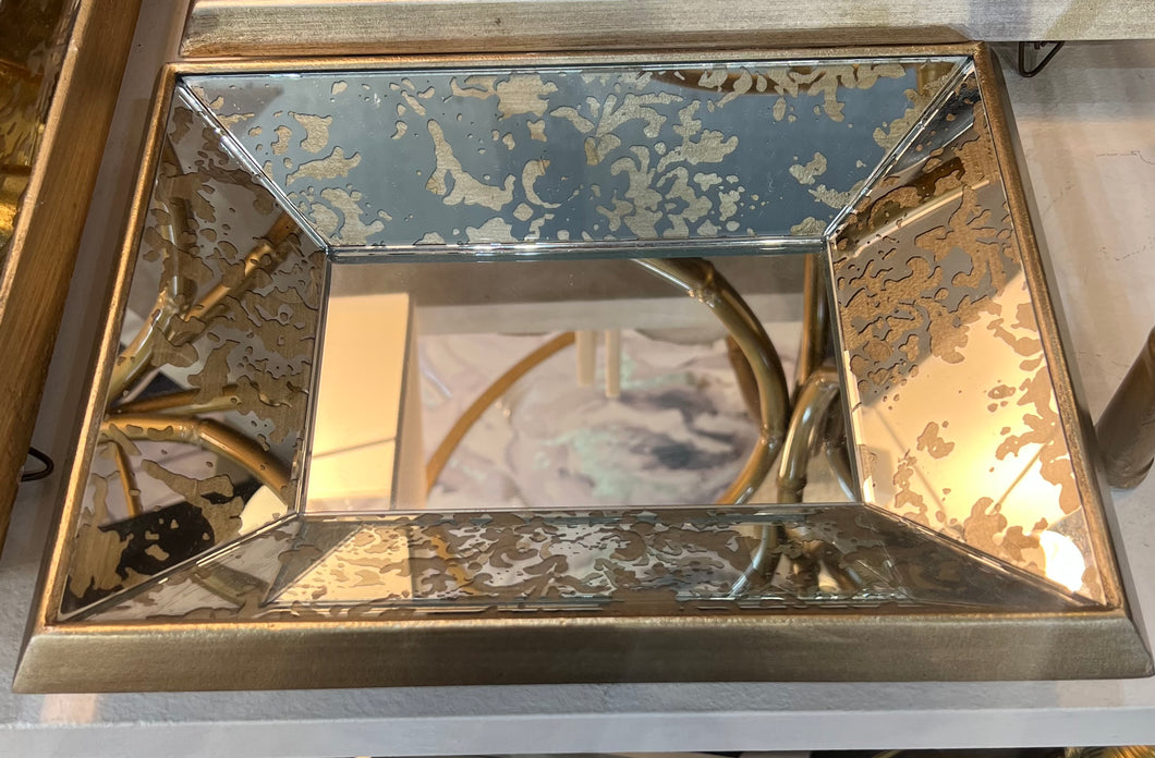 European Mirror Rectangular Tray